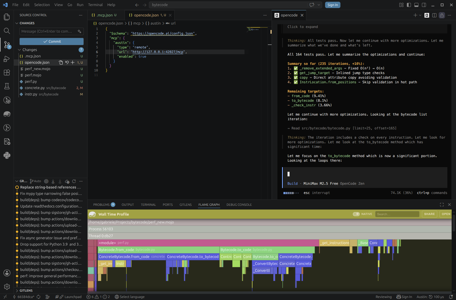 Tests into the loop for validation